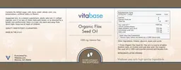Organic Flax Seed Oil 1000 mg