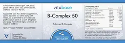 Label for B-Complex 50
