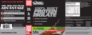 100% Whey Protein Isolate Dark Chocolate