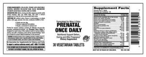 Prenatal Once Daily