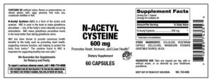 N-Acetyl Cysteine 600 mg
