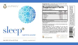 Label for Sleep Nighttime Powder