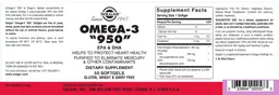 Label for Omega-3 "950"
