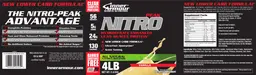 Label for Peak Nitro Hydrolysate Enhanced Lean Muscle Protein Vanilla