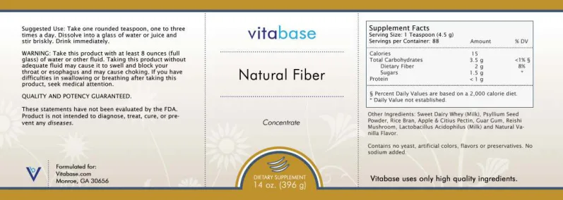 Label for Natural Fiber