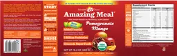 Label for Amazing Meal Pomegranate Mango