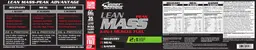 Label for Lean Mass Peak 3-In-1 Muscle Fuel Chocolate