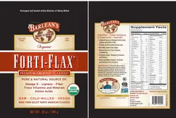 Label for Organic Forti-Flax