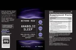 Label for Anabolic Sleep
