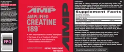 Label for Amplified Creatine 189