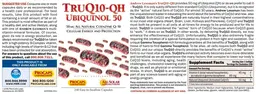 Label for TruQ10-QH Ubiquinol 50