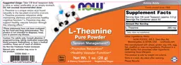 Label for L-Theanine