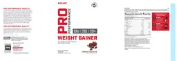 Label for Weight Gainer Double Chocolate