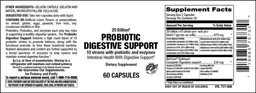 Label for Probiotic Digestive Support