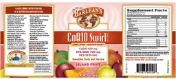 Label for CoQ10 Swirl Island Fruit