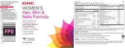 Label for Hair, Skin & Nails Formula