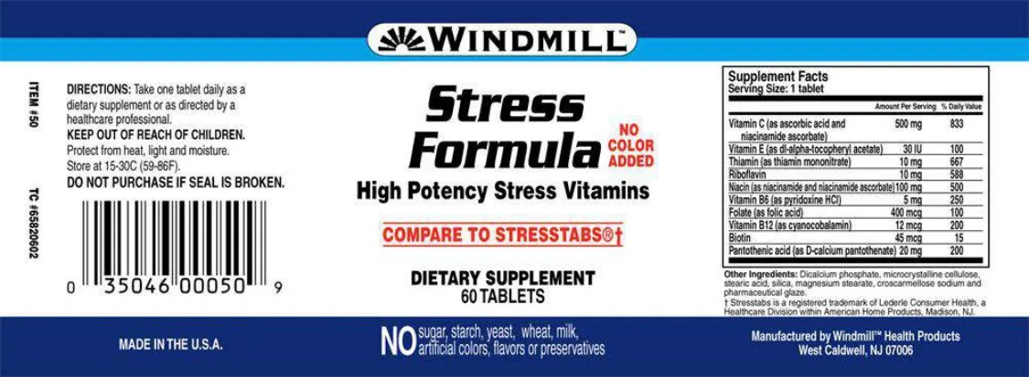 Label for Stress Formula