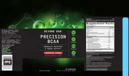 Label for Precision BCAA Tropical Punch