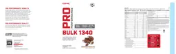 Label for Bulk 1340 Double Chocolate