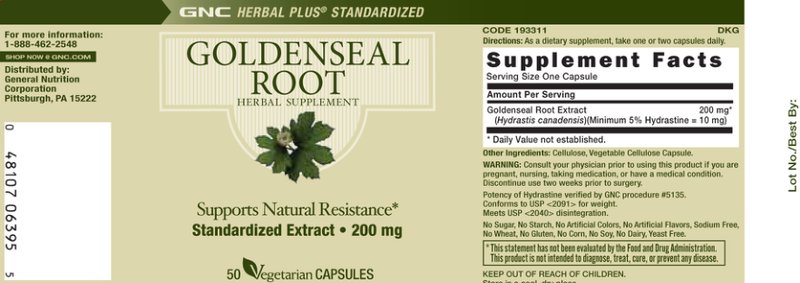 Goldelseal Root
