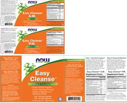 Label for Easy Cleanse P.M.