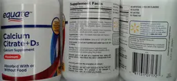 Label for Calcium Citrate+D3