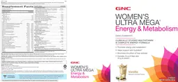 Label for Energy & Metabolism Vanilla