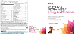 Label for Energy & Metabolism Chocolate