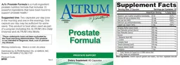 Label for Prostate Formula