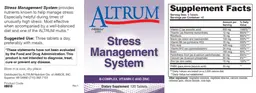 Label for Stress Management System