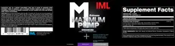 Label for Maximum Pump Extreme Grape Blast