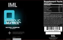 Label for Anabolic Matrix Rx