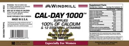 Label for Cal-Day 1000