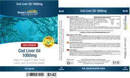 Label for Cod Liver Oil 1000 mg