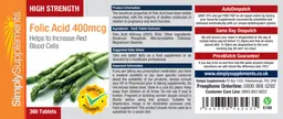 Label for Folic Acid 400 mcg