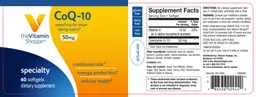 Label for CoQ-10 50 mg