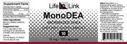 Label for MonoDEA 10 mg
