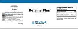 Label for Betaine Plus