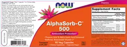 Label for AlphaSorb-C 500