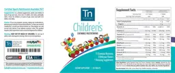 Label for Children's Chewable Multivitamins