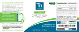 Label for Chromium Picolinate