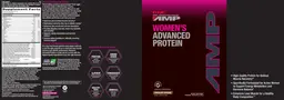 Label for Women's Advanced Protein Chocolate Cupcake