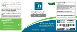 Label for Forskolin Extract