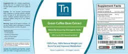 Label for Green Coffee Bean Extract