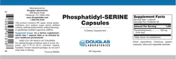 Label for Phosphatidyl-Serine Capsules