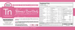 Label for Women's Once Daily