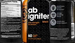 Label for AB Igniter Black