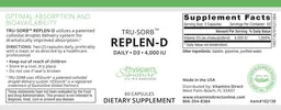 Label for Tru-Sorb Replen-D Daily