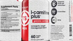Label for L-Carnitine plus Garcinia Cambogia