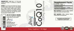 Label for CoQ10